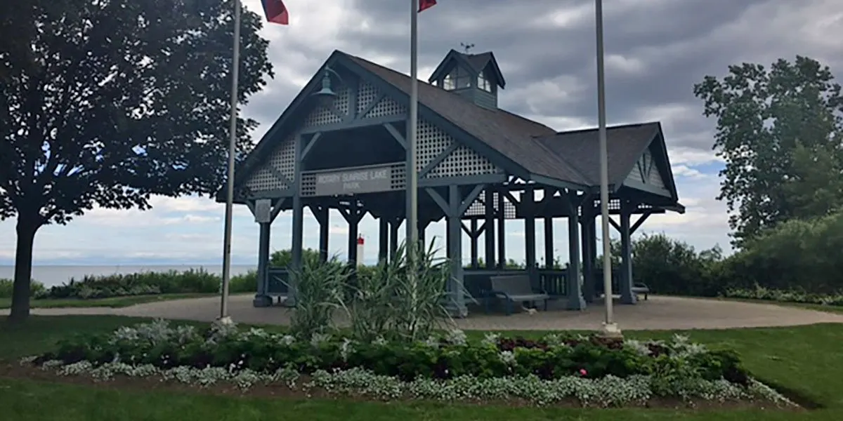 Gazebo in Rotary Sunrise Lake Park