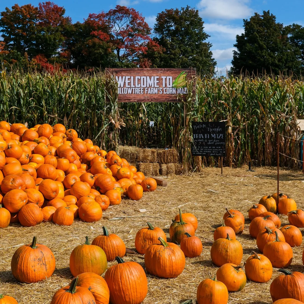 Pumpkin activity at Willowtree Farm
